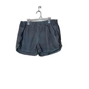 Madewell Black Pull On Elastic Waist Shorts Size M